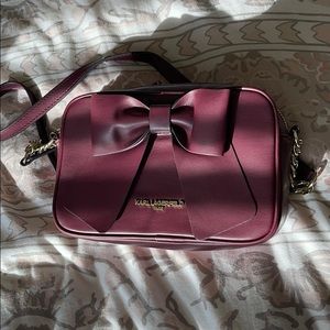 Karl Lagerfeld Bow Crossbody